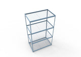 Heavy Duty 84" x 24" x  36" Wide Span Shelving with Wire Decking