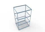 Heavy Duty 84" x 36" x  48" Wide Span Shelving with Wire Decking