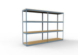 Heavy Duty 84" x 24" x  48" Wide Span Shelving with Particle Board Shelves