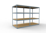 Heavy Duty 96" x 48" x  48" Wide Span Shelving with Particle Board Shelves