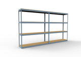 Heavy Duty 108" x 18" x  72" Wide Span Shelving with Particle Board Shelves