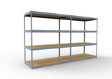 Heavy Duty 120" x 36" x  72" Wide Span Shelving with Particle Board Shelves