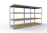 Heavy Duty 144" x 48" x  72" Wide Span Shelving with Particle Board Shelves