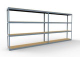 Heavy Duty 96" x 18" x  96" Wide Span Shelving with Particle Board Shelves