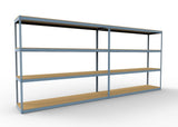 Heavy Duty 108" x 24" x  96" Wide Span Shelving with Particle Board Shelves