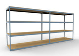 Heavy Duty 108" x 36" x  96" Wide Span Shelving with Particle Board Shelves