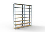 Heavy Duty 72" x 12" x  36" Wide Span Shelving with Particle Board Shelves