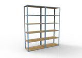 Heavy Duty 84" x 18" x  36" Wide Span Shelving with Particle Board Shelves