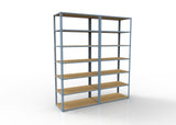 Heavy Duty 72" x 18" x  36" Wide Span Shelving with Particle Board Shelves
