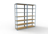 Heavy Duty 60" x 18" x  36" Wide Span Shelving with Particle Board Shelves