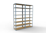 Heavy Duty 72" x 18" x  36" Wide Span Shelving with Particle Board Shelves