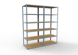Heavy Duty 60" x 24" x  36" Wide Span Shelving with Particle Board Shelves