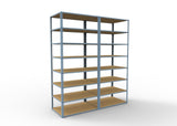 Heavy Duty 60" x 24" x  36" Wide Span Shelving with Particle Board Shelves