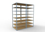 Heavy Duty 96" x 36" x  36" Wide Span Shelving with Particle Board Shelves