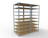 Heavy Duty 96" x 36" x  36" Wide Span Shelving with Particle Board Shelves