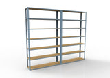 Heavy Duty 84" x 12" x  48" Wide Span Shelving with Particle Board Shelves