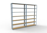 Heavy Duty 60" x 12" x  48" Wide Span Shelving with Particle Board Shelves