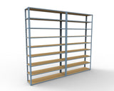 Heavy Duty 84" x 12" x  48" Wide Span Shelving with Particle Board Shelves