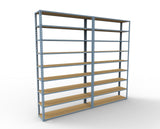 Heavy Duty 60" x 12" x  48" Wide Span Shelving with Particle Board Shelves