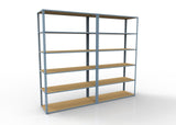 Heavy Duty 84" x 18" x  48" Wide Span Shelving with Particle Board Shelves