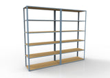 Heavy Duty 60" x 18" x  48" Wide Span Shelving with Particle Board Shelves
