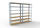 Heavy Duty 72" x 18" x  48" Wide Span Shelving with Particle Board Shelves