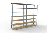 Heavy Duty 60" x 18" x  48" Wide Span Shelving with Particle Board Shelves
