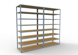 Heavy Duty 108" x 24" x  48" Wide Span Shelving with Particle Board Shelves