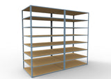 Heavy Duty 60" x 36" x  48" Wide Span Shelving with Particle Board Shelves