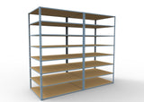 Heavy Duty 96" x 36" x  48" Wide Span Shelving with Particle Board Shelves