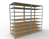 Heavy Duty 96" x 36" x  48" Wide Span Shelving with Particle Board Shelves