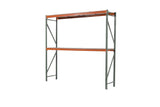 6 Inch High - 96 Inch Wide Bulk Rack Units with Wire Decking