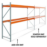 120 Inch Height - 2 Shelf Pallet Rack Add-On Unit