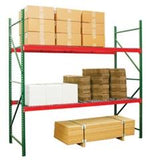 12 Inch High - 48 Inch Wide Bulk Rack Units with Wire Decking