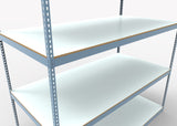 Heavy Duty 108" x 18" x  72" Wide Span Shelving with Laminate Shelves