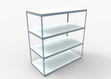 Heavy Duty 60" x 36" x  48" Wide Span Shelving with Laminate Shelves