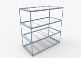 Heavy Duty 108" x 18" x  72" Wide Span Shelving with Wire Decking